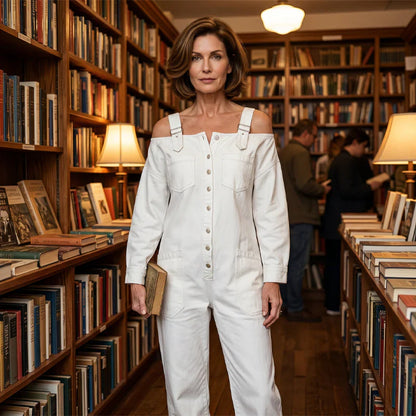 THE SÉRÈNE — Elegant jumpsuit med vide ben