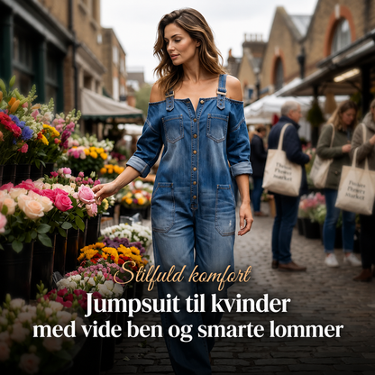 THE SÉRÈNE — Elegant jumpsuit med vide ben