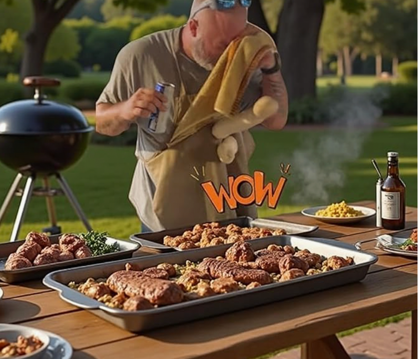 GRILLKONGEN™ — Forklædet, ingen ser komme