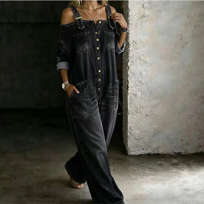 THE SÉRÈNE — Elegant jumpsuit med vide ben
